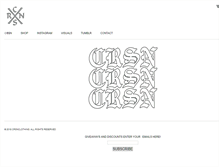 Tablet Screenshot of crsnclothing.com